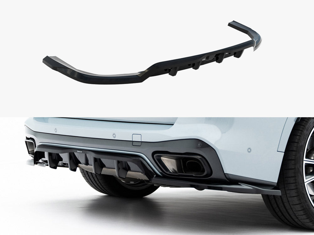 Maxton Design Rear Splitter (Vertical Bars) V.1 BMW X5 M-Pack G05 Facelift