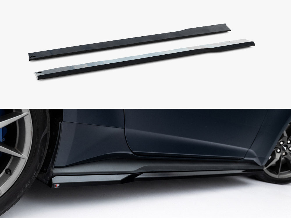 Maxton Design Side Skirt Diffusers Ford Mustang Dark Horse Mk7