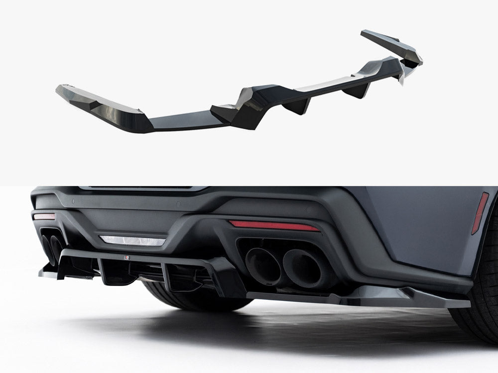 Maxton Design Rear Splitter (Vertical Bars) Ford Mustang Dark Horse Mk7