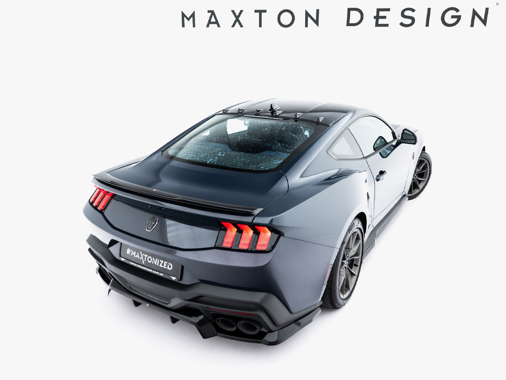 Maxton Design Rear Splitter (Vertical Bars) Ford Mustang Dark Horse Mk7