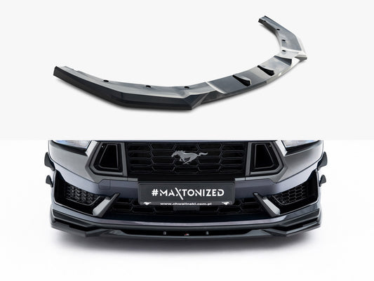 Maxton Design Front Splitter V.2 Ford Mustang Dark Horse Mk7