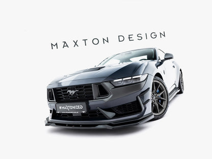 Maxton Design Front Splitter V.2 Ford Mustang Dark Horse Mk7