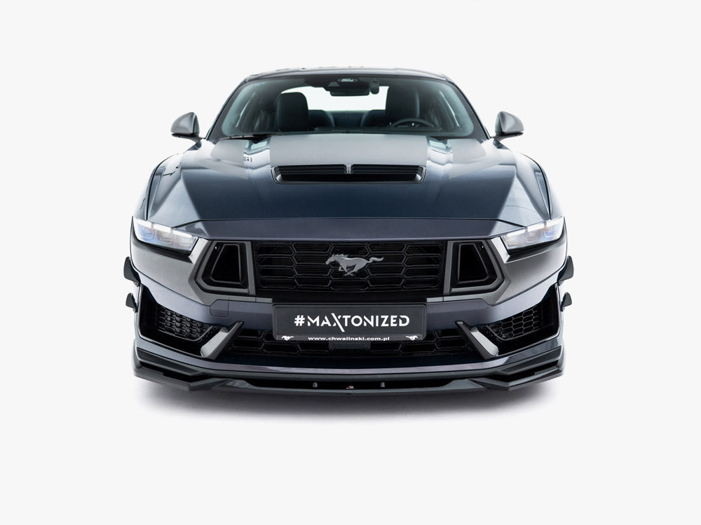 Maxton Design Front Splitter V.2 Ford Mustang Dark Horse Mk7