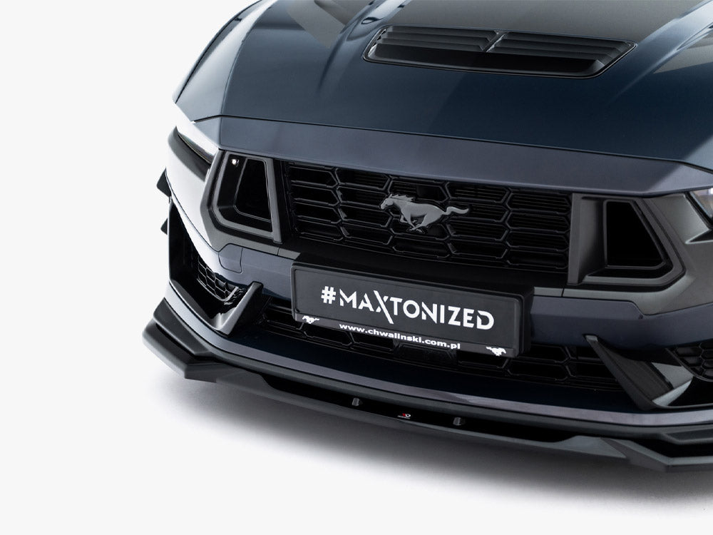 Maxton Design Front Splitter V.2 Ford Mustang Dark Horse Mk7