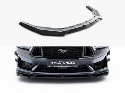 Maxton Design Front Splitter V.1 Ford Mustang Dark Horse Mk7