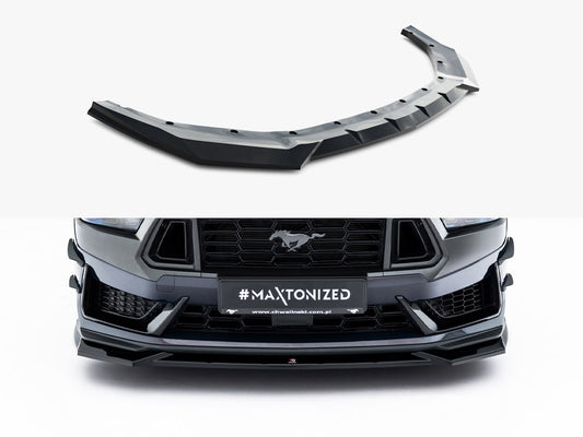 Maxton Design Front Splitter V.1 Ford Mustang Dark Horse Mk7