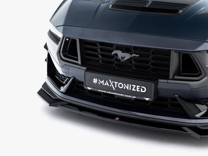Maxton Design Front Splitter V.1 Ford Mustang Dark Horse Mk7