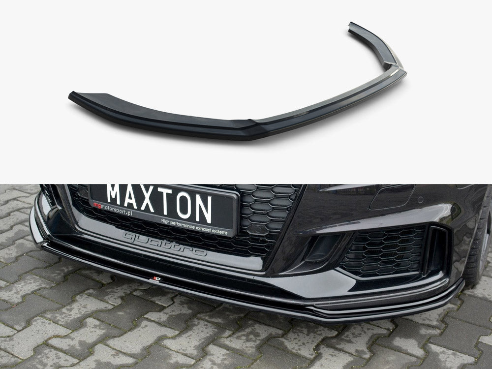 Maxton Design Front Splitter V.2 Audi RS3 Sportback 8V Facelift