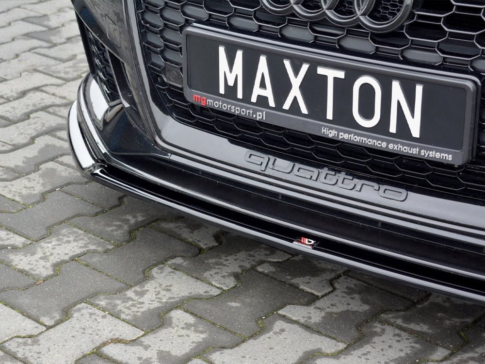 Maxton Design Front Splitter V.2 Audi RS3 Sportback 8V Facelift