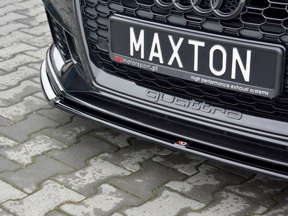 Maxton Design Front Splitter V.2 Audi RS3 Sportback 8V Facelift