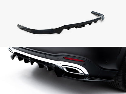 Maxton Design Rear Splitter (Vertical Bars) V.2 Mercedes-Benz GLS AMG-Line X167