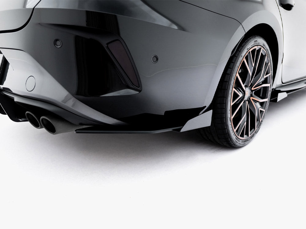 Maxton Design Street PRO Rear Side Splitters + Flaps Cupra Leon ST Mk1 Facelift