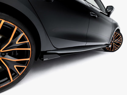 Maxton Design Street PRO Side Skirt Diffusers + Flaps Cupra Leon ST / Hatchback Aero Mk1 / Mk1 Facelift