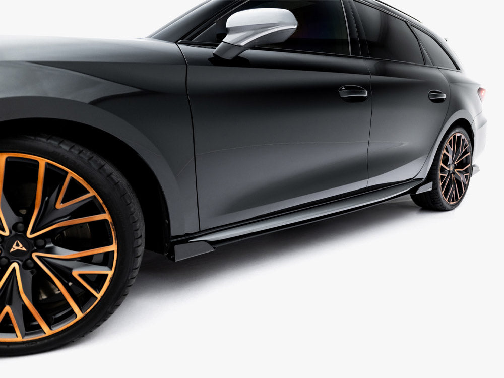 Maxton Design Street PRO Side Skirt Diffusers + Flaps Cupra Leon ST / Hatchback Aero Mk1 / Mk1 Facelift