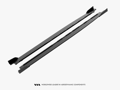 Maxton Design Street PRO Side Skirt Diffusers + Flaps Cupra Leon ST / Hatchback Aero Mk1 / Mk1 Facelift