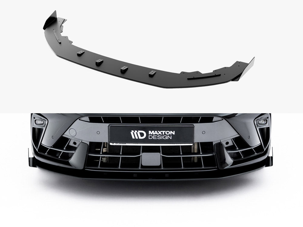 Maxton Design Street PRO Front Splitter + Flaps Cupra Leon ST / Hatchback Mk1 Facelift