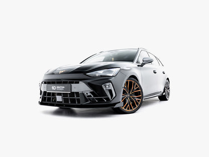 Maxton Design Street PRO Front Splitter + Flaps Cupra Leon ST / Hatchback Mk1 Facelift