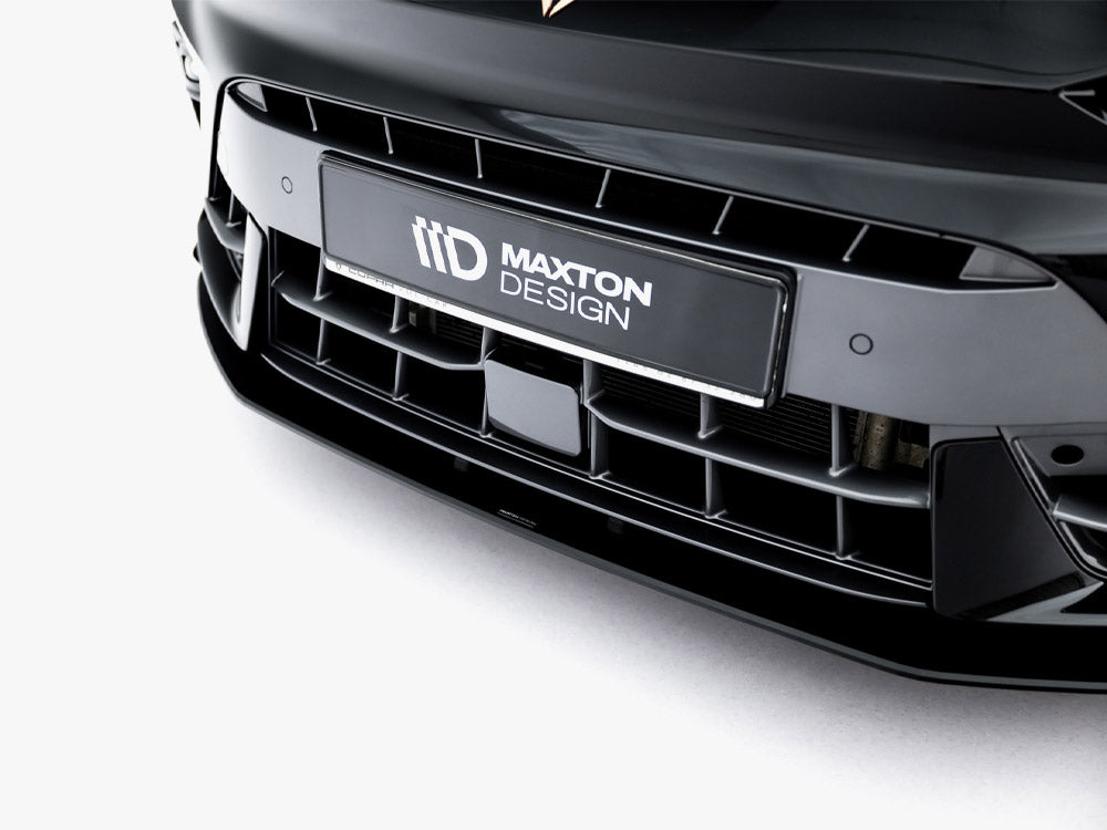 Maxton Design Street PRO Front Splitter + Flaps Cupra Leon ST / Hatchback Mk1 Facelift