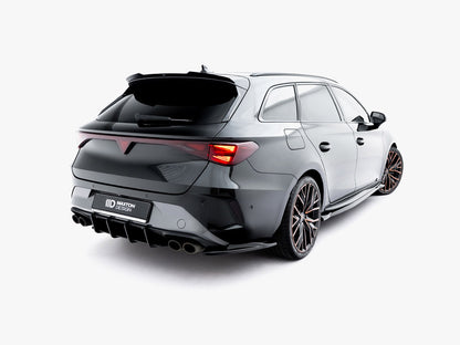 Maxton Design Rear Side Splitters V.4 Cupra Leon ST Mk1 Facelift