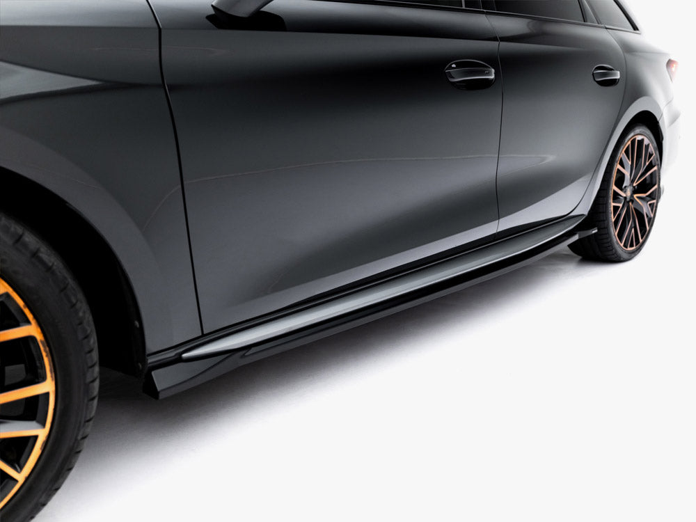 Maxton Design Side Skirt Diffusers V.2 Cupra Leon ST / Hatchback Aero Mk1 Facelift