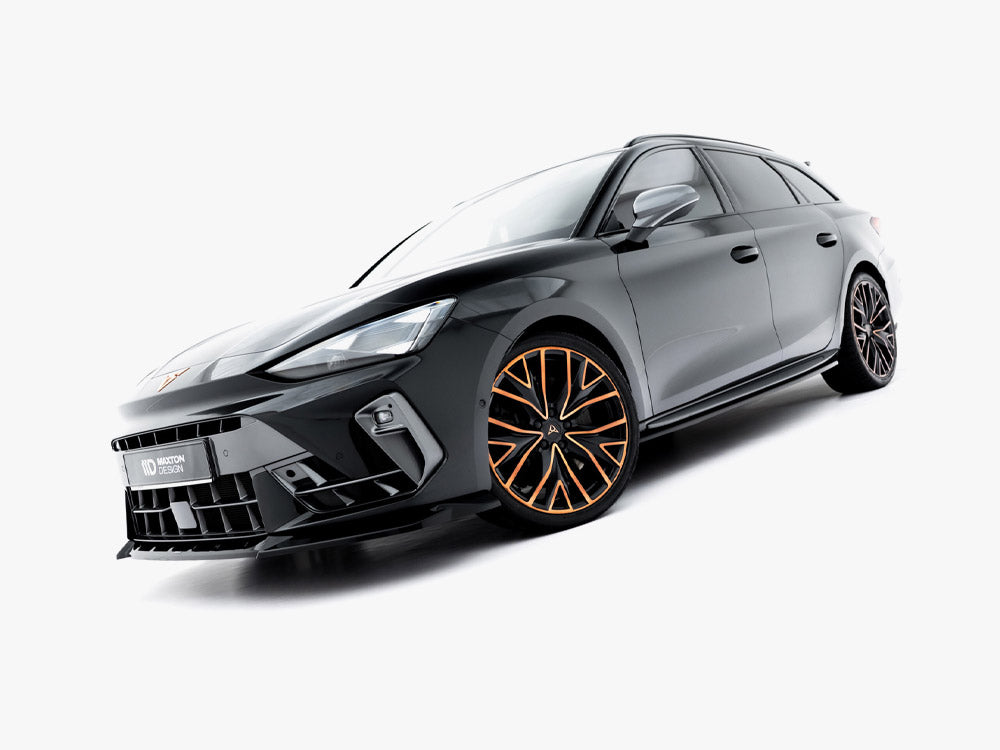 Maxton Design Front Splitter V.2 Cupra Leon ST / Hatchback Mk1 Facelift