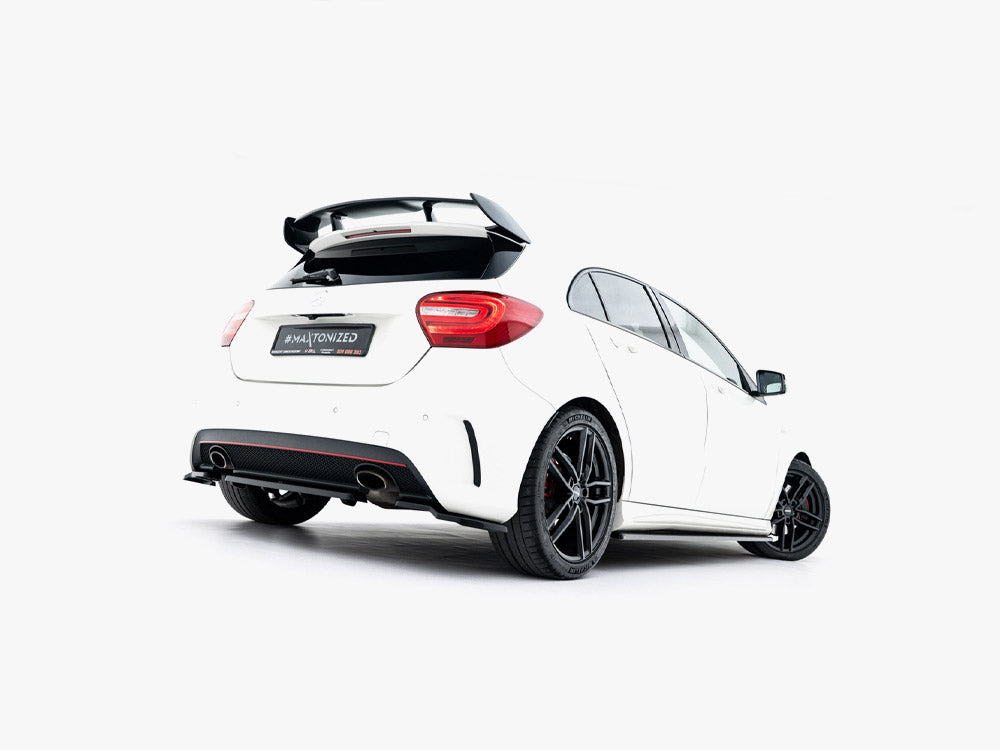 Maxton Design Rear Splitter (Vertical Bars) Mercedes W176 AMG-Line Pre-Facelift