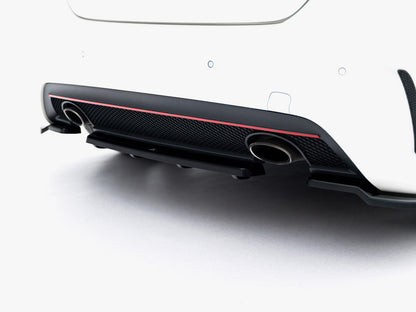 Maxton Design Rear Splitter (Vertical Bars) Mercedes W176 AMG-Line Pre-Facelift