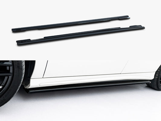Maxton Design Side Skirt Diffusers Mercedes W176 AMG-Line Pre-Facelift