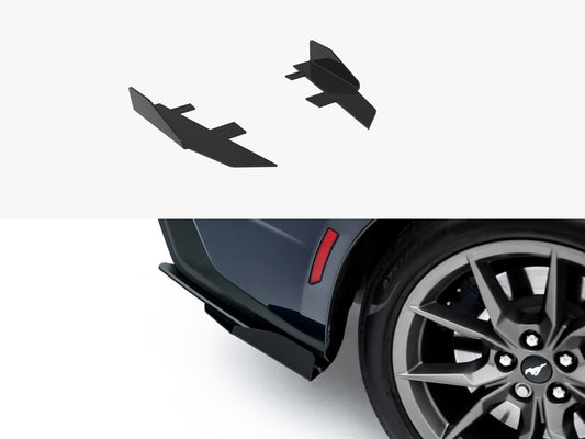 Maxton Design Rear Side Flaps Ford Mustang Dark Horse Mk7