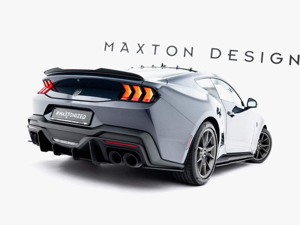Maxton Design Street PRO Rear Side Splitters Ford Mustang Dark Horse Mk7
