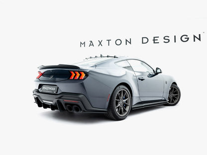 Maxton Design Street PRO Rear Side Splitters Ford Mustang Dark Horse Mk7