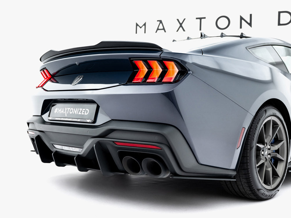Maxton Design Street PRO Rear Side Splitters Ford Mustang Dark Horse Mk7