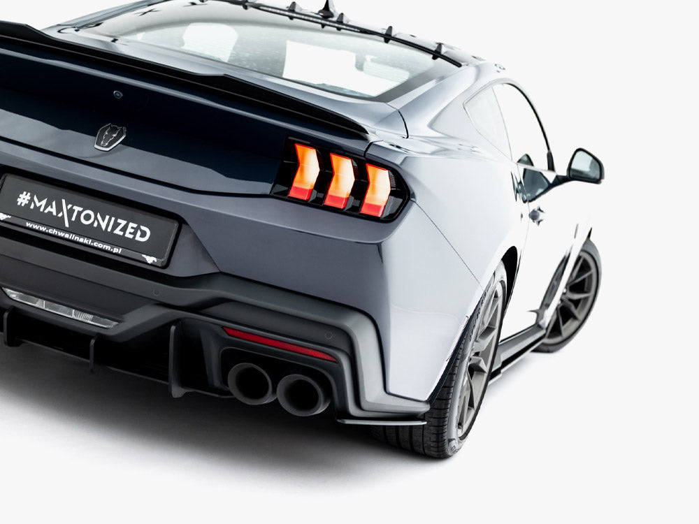 Maxton Design Street PRO Rear Side Splitters Ford Mustang Dark Horse Mk7