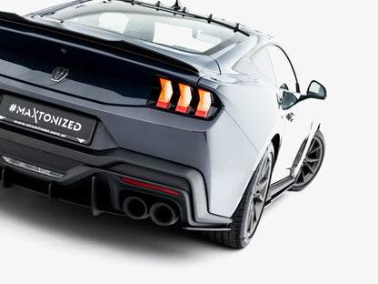 Maxton Design Street PRO Rear Side Splitters Ford Mustang Dark Horse Mk7