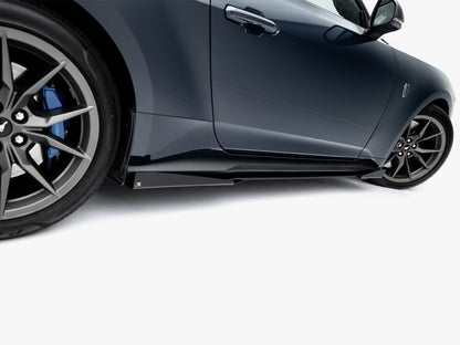 Maxton Design Street PRO Side Skirts Diffusers + Flaps Ford Mustang Dark Horse Mk7