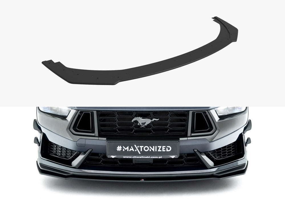 Maxton Design Street PRO Front Splitter Ford Mustang Dark Horse Mk7