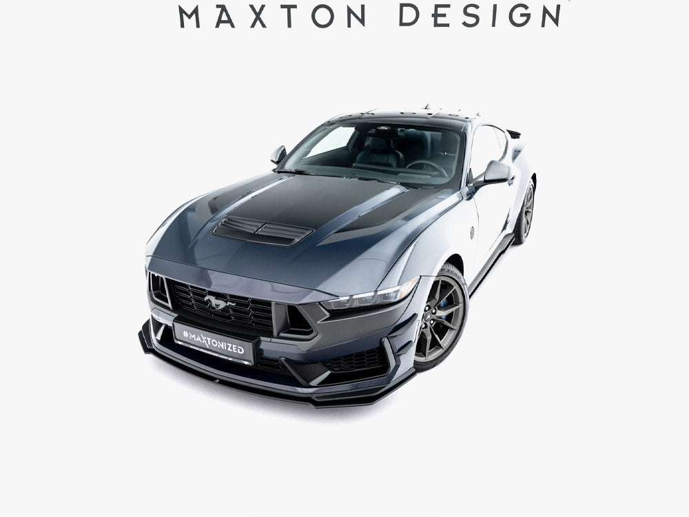 Maxton Design Street PRO Front Splitter Ford Mustang Dark Horse Mk7