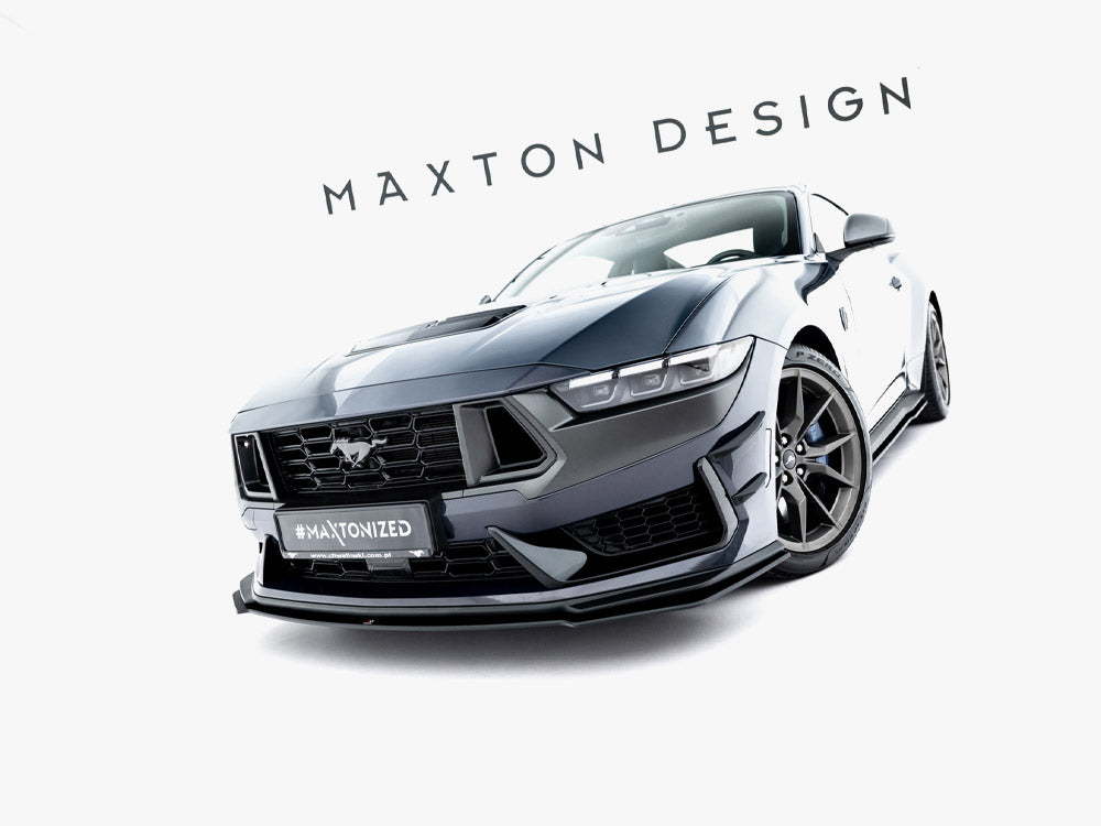 Maxton Design Street PRO Front Splitter Ford Mustang Dark Horse Mk7