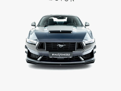 Maxton Design Street PRO Front Splitter Ford Mustang Dark Horse Mk7