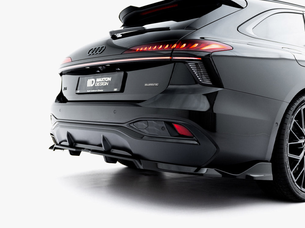 Maxton Design Rear Splitter (Vertical Bars) V.2 Audi A6 S-Line C9