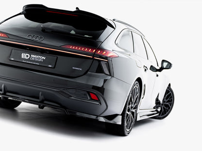 Maxton Design Rear Splitter (Vertical Bars) V.2 Audi A6 S-Line C9