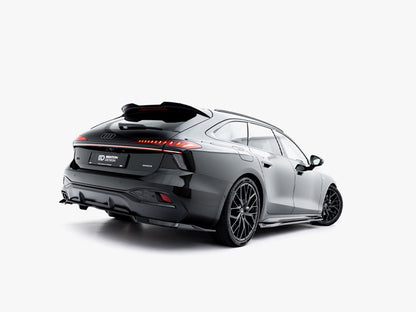 Maxton Design Rear Splitter (Vertical Bars) V.1 Audi A6 S-Line C9