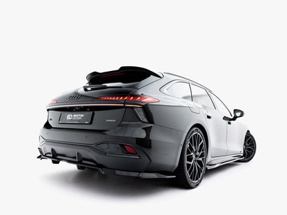 Maxton Design Rear Splitter (Vertical Bars) V.1 Audi A6 S-Line C9