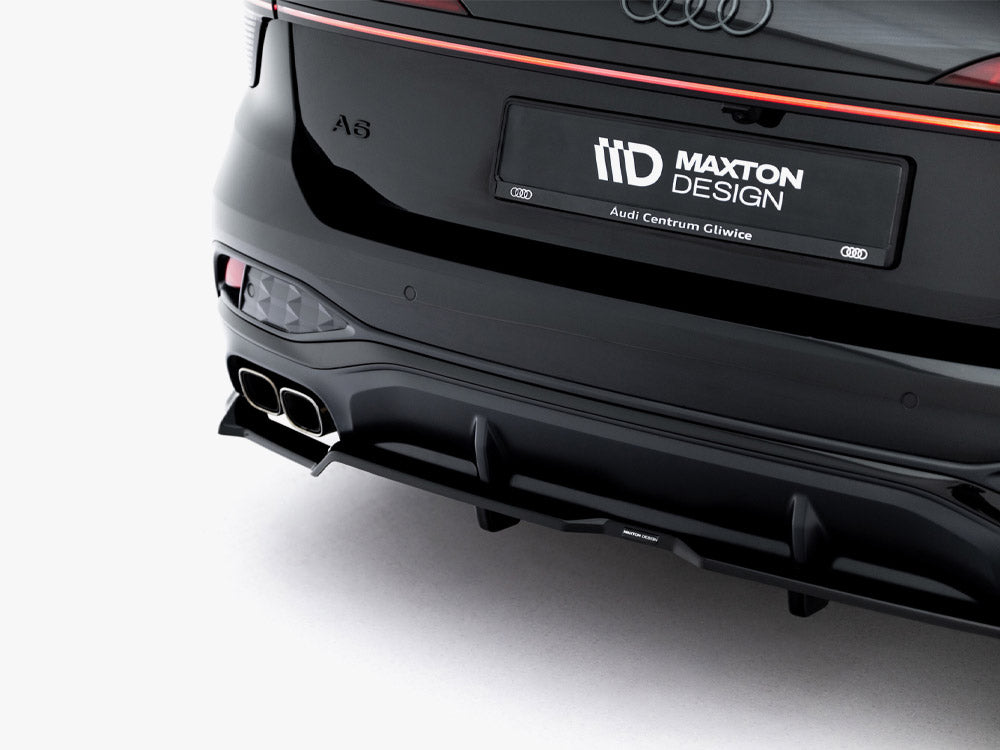 Maxton Design Rear Splitter (Vertical Bars) V.1 Audi A6 S-Line C9