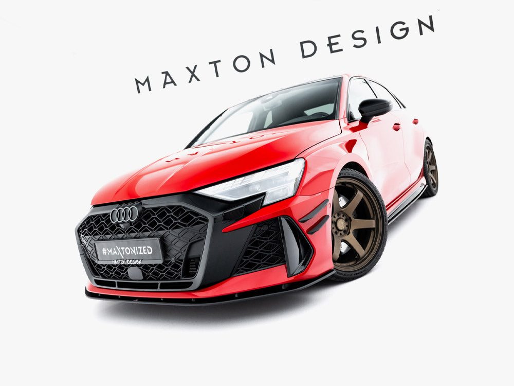 Maxton Design Front Bumper Wings (Canards) Audi RS3 Sedan 8Y Facelift