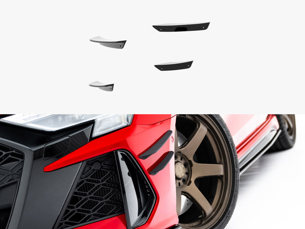 Maxton Design Front Bumper Wings (Canards) Audi RS3 Sedan 8Y Facelift