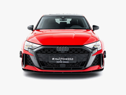 Maxton Design Front Bumper Wings (Canards) Audi RS3 Sedan 8Y Facelift