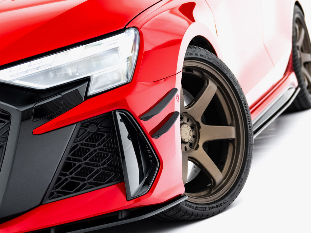 Maxton Design Front Bumper Wings (Canards) Audi RS3 Sedan 8Y Facelift