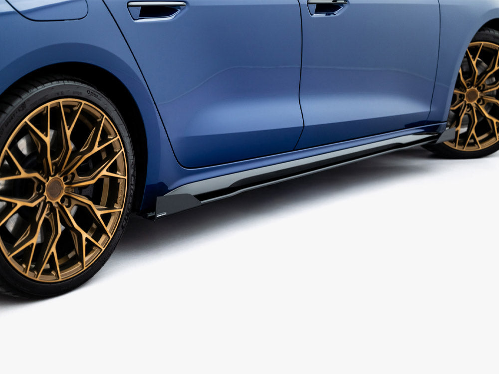 Maxton Design Street PRO Side Skirt Diffusers + Flaps Audi A5 S-Line / S5 Sedan / Avant B10