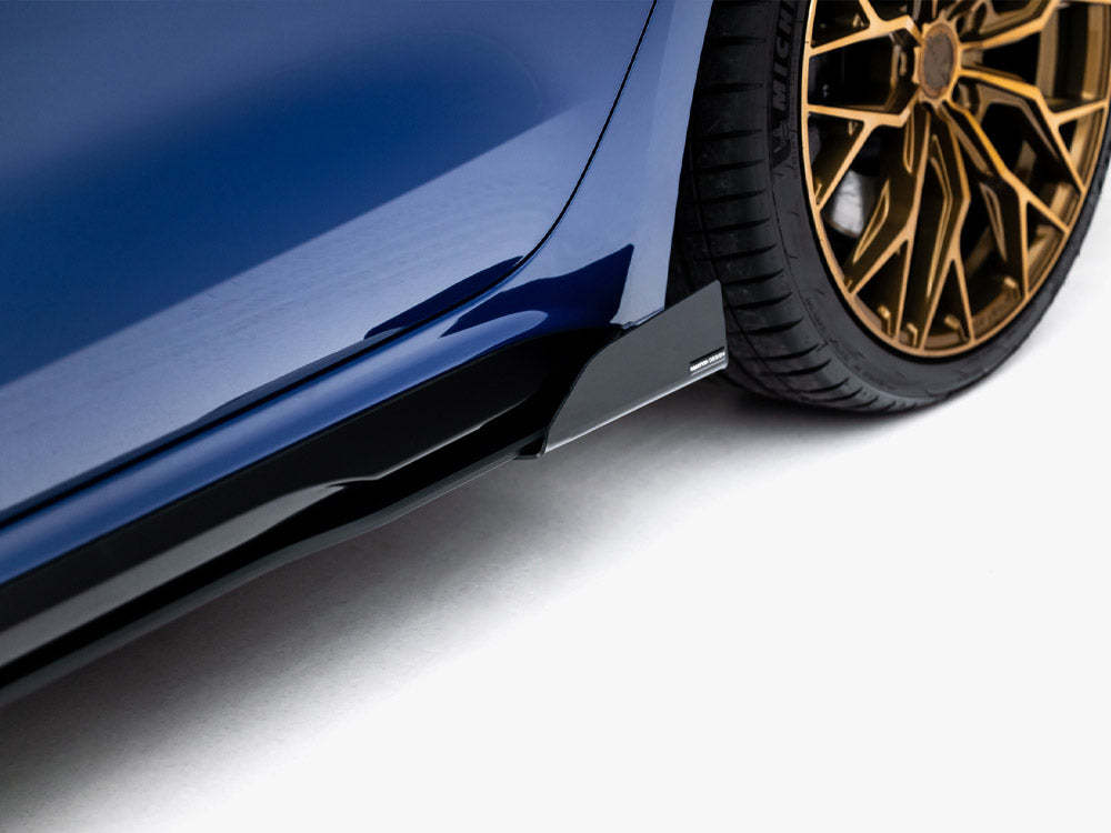 Maxton Design Street PRO Side Skirt Diffusers + Flaps Audi A5 S-Line / S5 Sedan / Avant B10